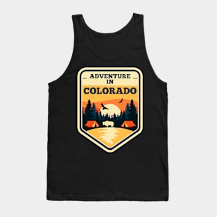 Colorado adventure Shirt | Vintage Colorado mountain T Shirt | Outdoor hunting Shirt | Camping Hiking Lover Unisex Tee Tank Top